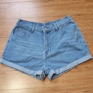 SHEIN Light Blue Jean Shorts